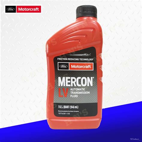 Motorcraft Synthetic A/T Fluid Mercon LV 1 Quart.